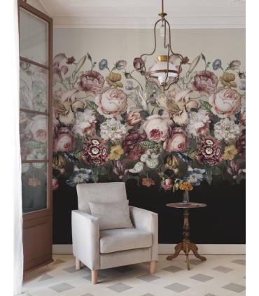 BL1821M - Rachel Rose Wallpaper Mural-Blooms 2 by York