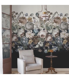 BL1822M - Rachel Rose Wallpaper Mural-Blooms 2 by York