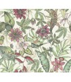 BL1702 - Rainforest Wallpaper-Blooms 2 by York