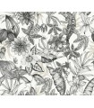 BL1703 - Rainforest Wallpaper-Blooms 2 by York