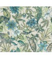 BL1705 - Rainforest Wallpaper-Blooms 2 by York
