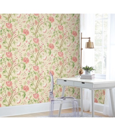 BL1781 - Teahouse Floral Wallpaper-Blooms 2 by York