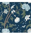 BL1782 - Teahouse Floral Wallpaper-Blooms 2 by York