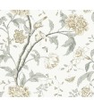BL1783 - Teahouse Floral Wallpaper-Blooms 2 by York