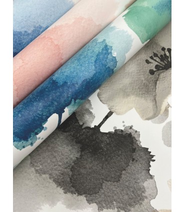 BL1772 - Watercolor Bouquet Wallpaper-Blooms 2 by York
