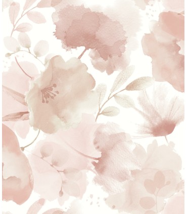 BL1772 - Watercolor Bouquet Wallpaper-Blooms 2 by York