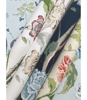BL1784 - Teahouse Floral Wallpaper-Blooms 2 by York