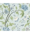 BL1784 - Teahouse Floral Wallpaper-Blooms 2 by York