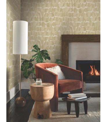 OI0652 - Brushed Ink Wallpaper-New Origins by York