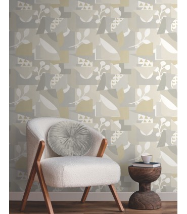 OI0672 - Cut Outs Wallpaper-New Origins by York