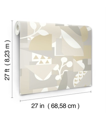 OI0672 - Cut Outs Wallpaper-New Origins by York