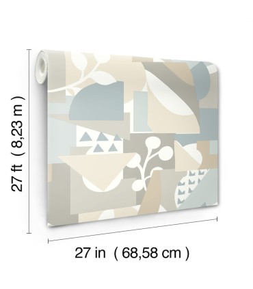 OI0673 - Cut Outs Wallpaper-New Origins by York