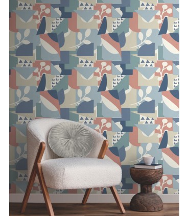 OI0674 - Cut Outs Wallpaper-New Origins by York