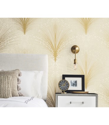 OI0681 - Papyrus Plume Wallpaper-New Origins by York