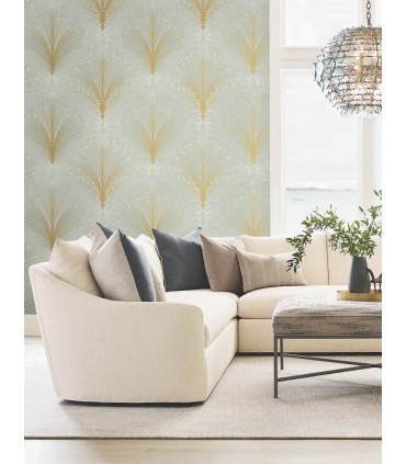 OI0682 - Papyrus Plume Wallpaper-New Origins by York