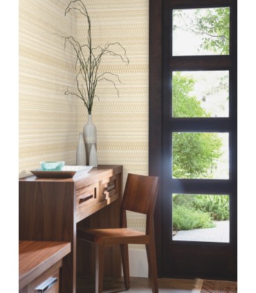 OI0621 - Tapestry Stitch Wallpaper-New Origins by York