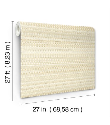 OI0621 - Tapestry Stitch Wallpaper-New Origins by York