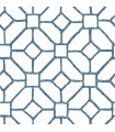 4120-26828 - Addis Blue Trellis Wallpaper-Middleton by A Street
