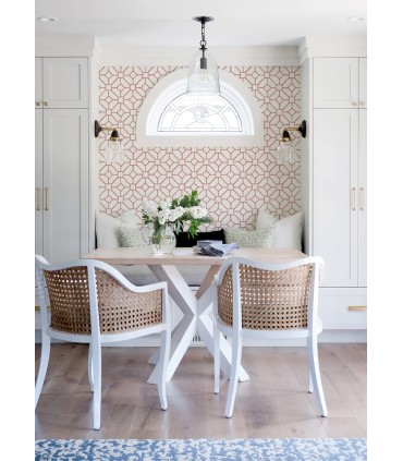 4120-26830 - Addis Coral Trellis Wallpaper-Middleton by A Street