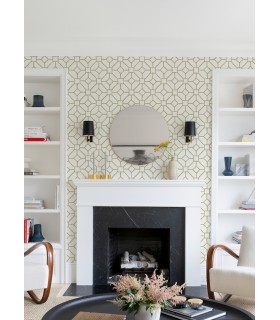 4120-26829 - Addis Beige Trellis Wallpaper-Middleton by A Street