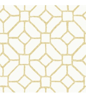 4120-26831 - Addis Gold Trellis Wallpaper-Middleton by A Street