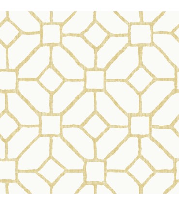 4120-26831 - Addis Gold Trellis Wallpaper-Middleton by A Street