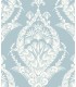 4120-26819 - Arlie Light Blue Botanical Damask Wallpaper-Middleton by A Street