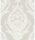 4120-26818 - Arlie Light Grey Botanical Damask Wallpaper-Middleton by A Street
