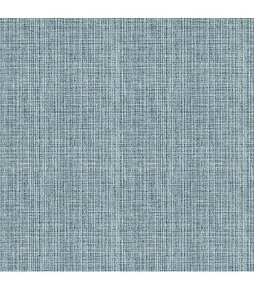 4120-26840 - Kantera Blue Fabric Texture Wallpaper-Middleton by A Street
