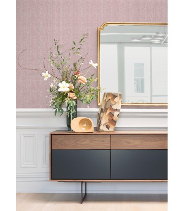 4120-26839 - Kantera Pink Fabric Texture Wallpaper-Middleton by A Street