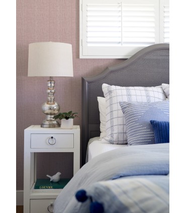 4120-26839 - Kantera Pink Fabric Texture Wallpaper-Middleton by A Street