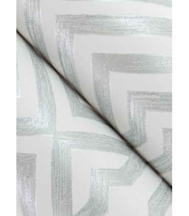 4120-26849 - Lyon Silver Geometric Key Wallpaper-Middleton by A Street
