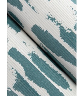 4120-26844 - Myrtle Sea Green Abstract Stripe Wallpaper-Middleton by A Street