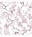 4120-26806 - Serena Plum Chinoiserie Wallpaper-Middleton by A Street