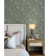 4120-26804 - Vita Green Botanical Wallpaper-Middleton by A Street