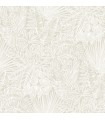 4120-26805 - Vita Off White Botanical Wallpaper-Middleton by A Street