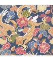 4120-72007 - Yanci Orange Dragon Wallpaper-Middleton by A Street
