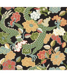 4120-72005 - Yanci Green Dragon Wallpaper-Middleton by A Street