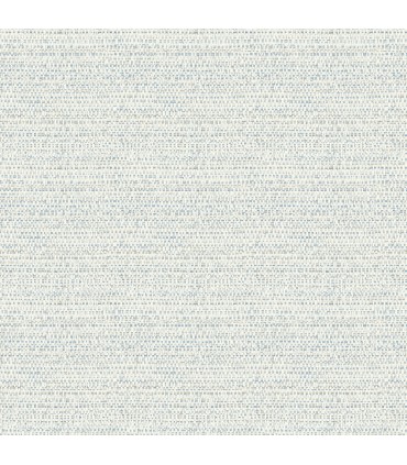 4071-70056 - Balantine Light Blue Weave Wallpaper-Blue Heron