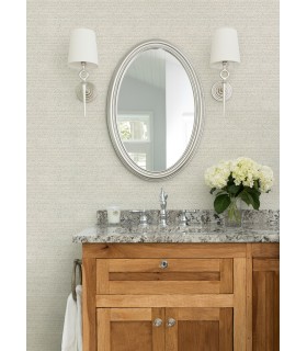 4071-70060 - Balantine Neutral Weave Wallpaper-Blue Heron
