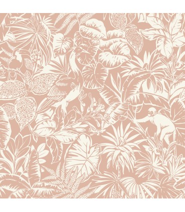 4071-71010 - Corcovado Coral Jungle Jamboree Wallpaper-Blue Heron