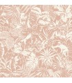 4071-71010 - Corcovado Coral Jungle Jamboree Wallpaper-Blue Heron