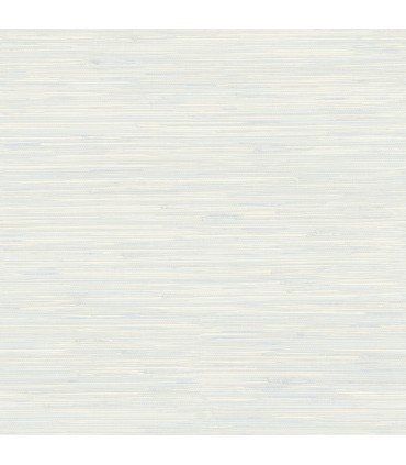 4071-71066 - Grassweave Light Blue Imitation Grasscloth Wallpaper-Blue Heron