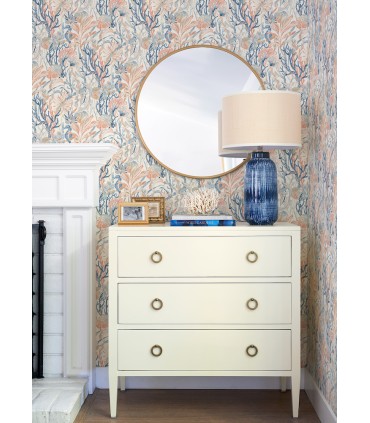 4071-71000 - Kelp Garden Coral Tropical Reef Wallpaper-Blue Heron