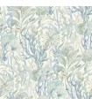4071-71003 - Kelp Garden Light Blue Tropical Reef Wallpaper-Blue Heron