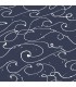 4071-71004 - Kuroshio Navy Ocean Wave Wallpaper-Blue Heron
