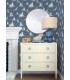 4071-71035 - Leeward Navy Sailboat Wallpaper-Blue Heron