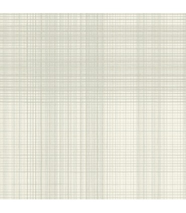 4071-71044 - Madras Aqua Plaid Wallpaper-Blue Heron