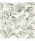 4071-71015 - Manaus Aqua Palm Frond Wallpaper-Blue Heron