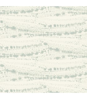4071-71049 - Rannell Aqua Abstract Scallop Wallpaper-Blue Heron